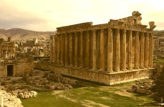 by xmm on Flickr.Temple of Bacchus in Baalbek, Lebanon.