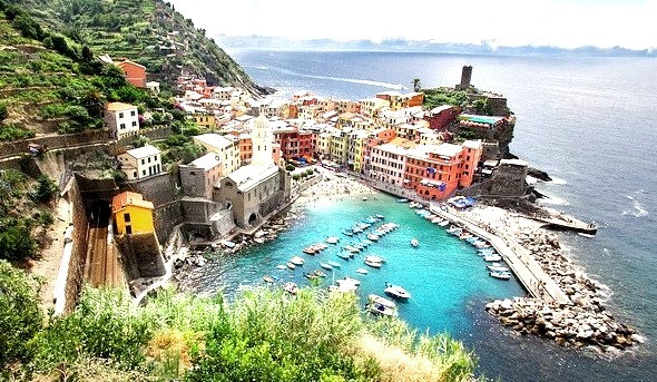 by WanderingtheWorld on Flickr.Another beautiful view of Vernazza on Cinque Terre Riviera, Italy.