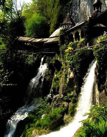 Waterfall Walkway, St. Beatus Caves, Switzerland