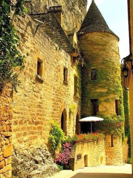 Medieval streets of La Roque Gageac, Aquitaine, France