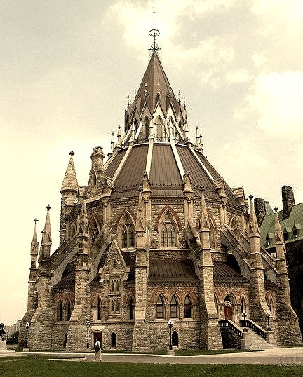 The Library of Parliament in Ottawa, Canada