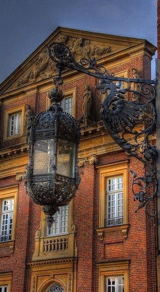 Schloss Nordkirchen in Westphalia, Germany, According to the legend, at full moon and certain foggy nights, few people have reports of seeing a luxurious carriage with stallions running through the...