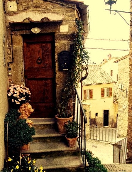 Entryway, Tuscany, Italy