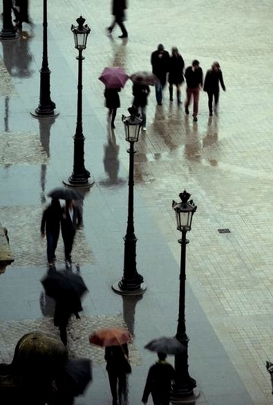 Rainy Day, Paris, France