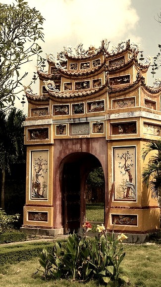 Gate to the Imperial City in Hue, Vietnam